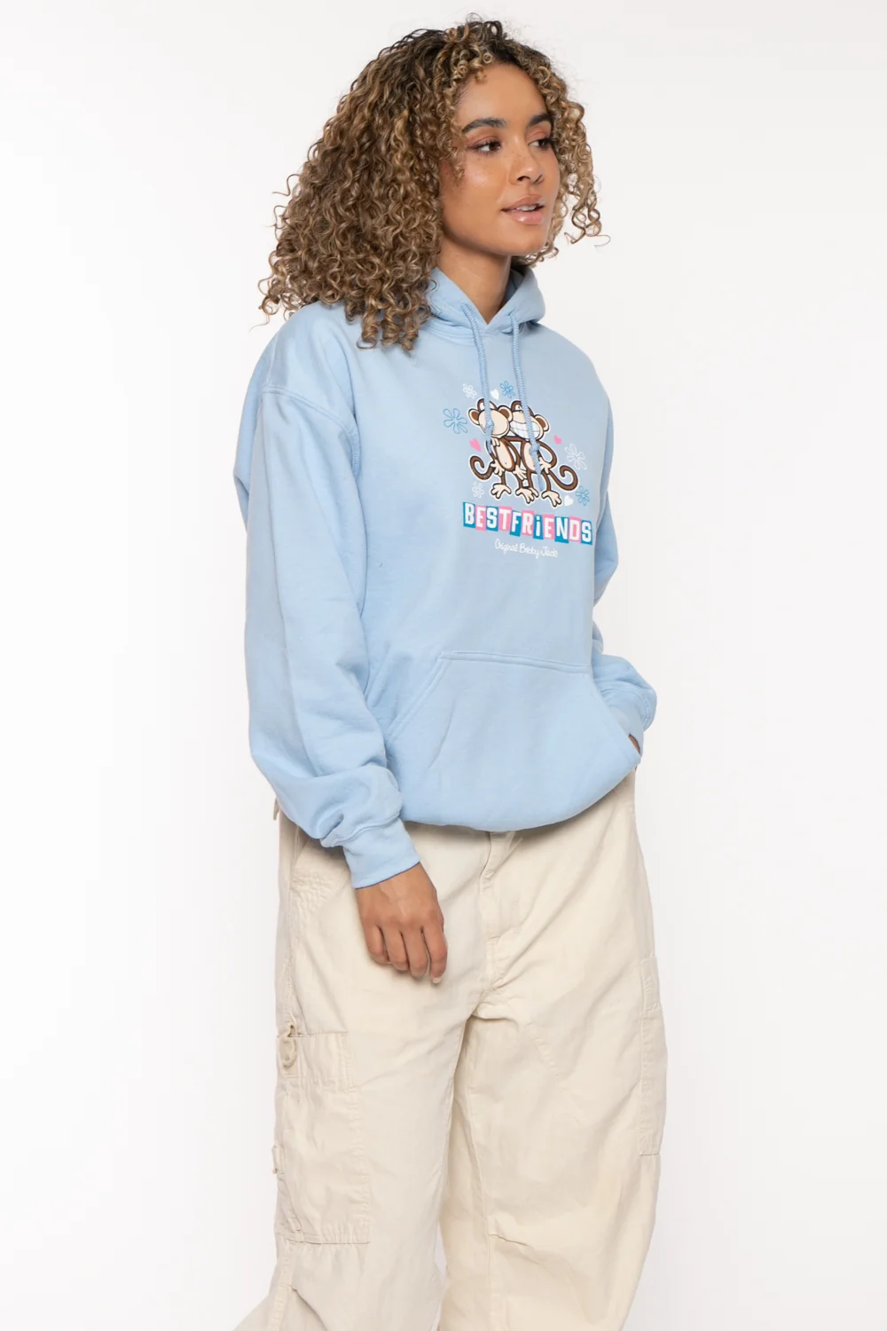 Best Friends - Bobby Jack Hoodie -Blue - Image 3