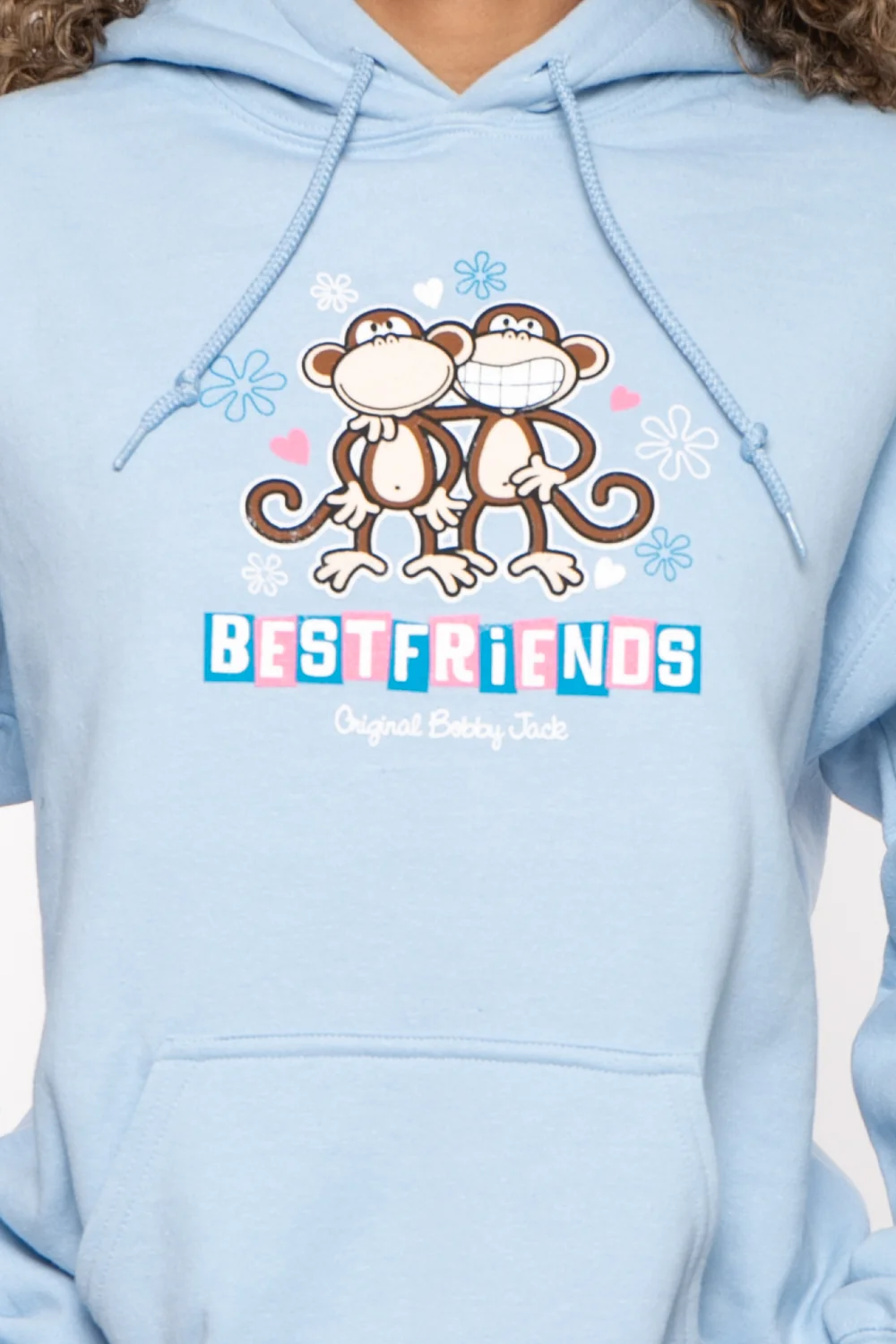 Best Friends - Bobby Jack Hoodie -Blue - Image 4