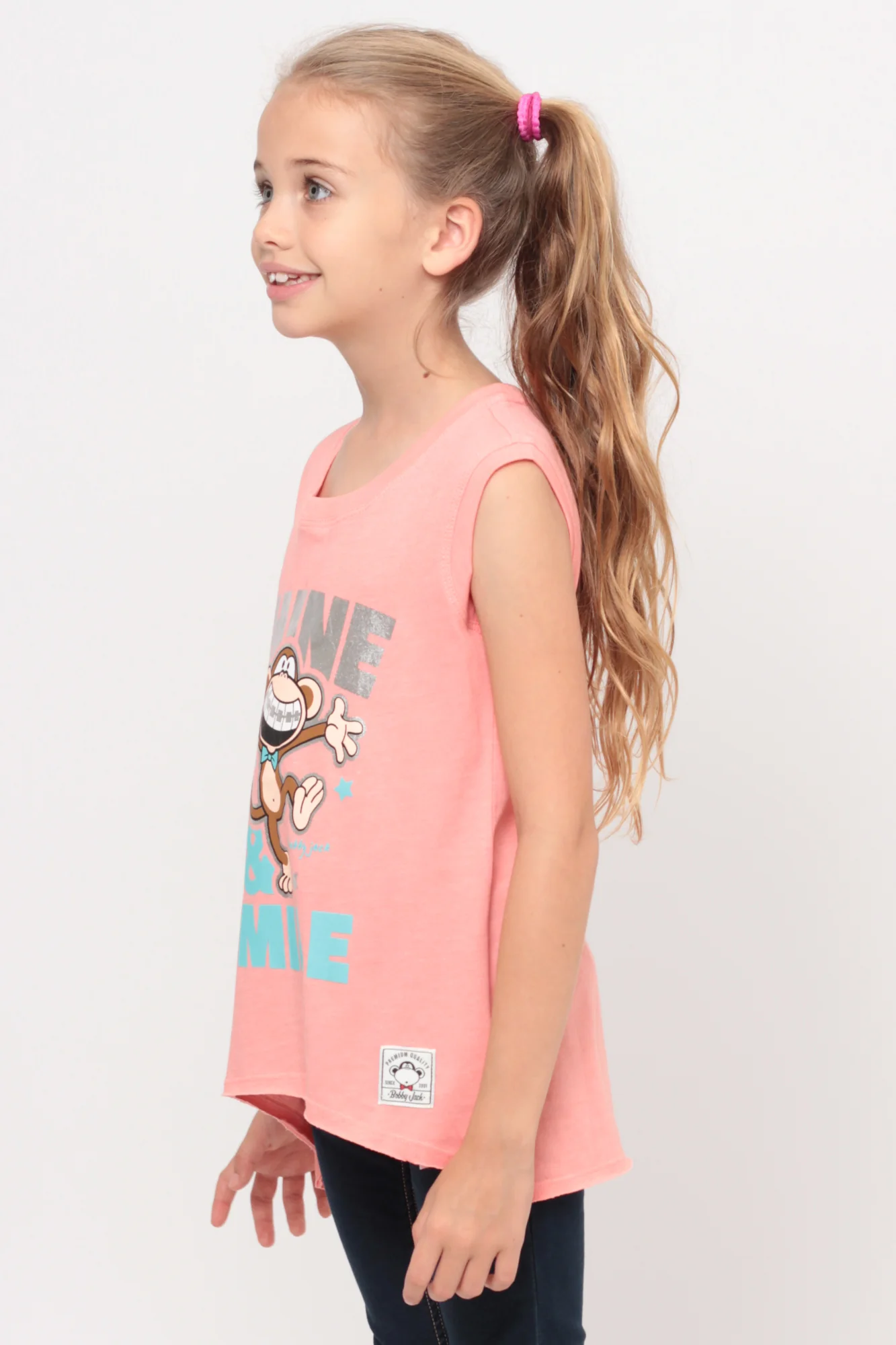 Shine And Smile | Muscle Top - Coral - Image 4