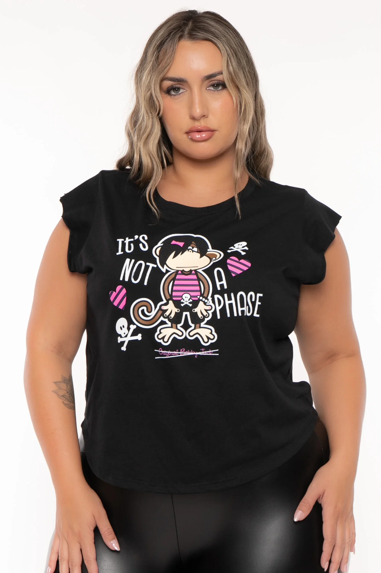 Not A Phase - Bobby Jack Muscle Tee - Black - Image 6