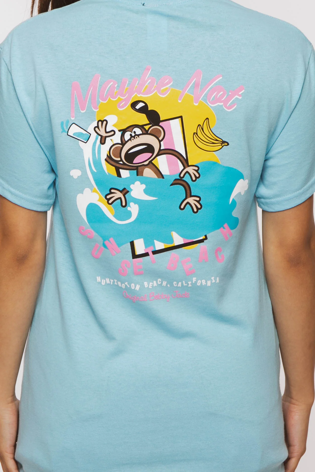 Just Vibin - Bobby Jack Boyfriend Rhinestone T-Shirt -Blue - Image 10
